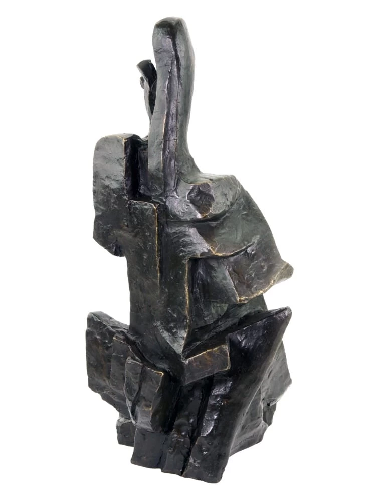 The Cello Player (1912β1913) - Otto Gutfreund - Bronze Statue - Cellista 9 The Cello Player (1912β1913) - Otto Gutfreund - Bronze Statue - Cellista - Image 9