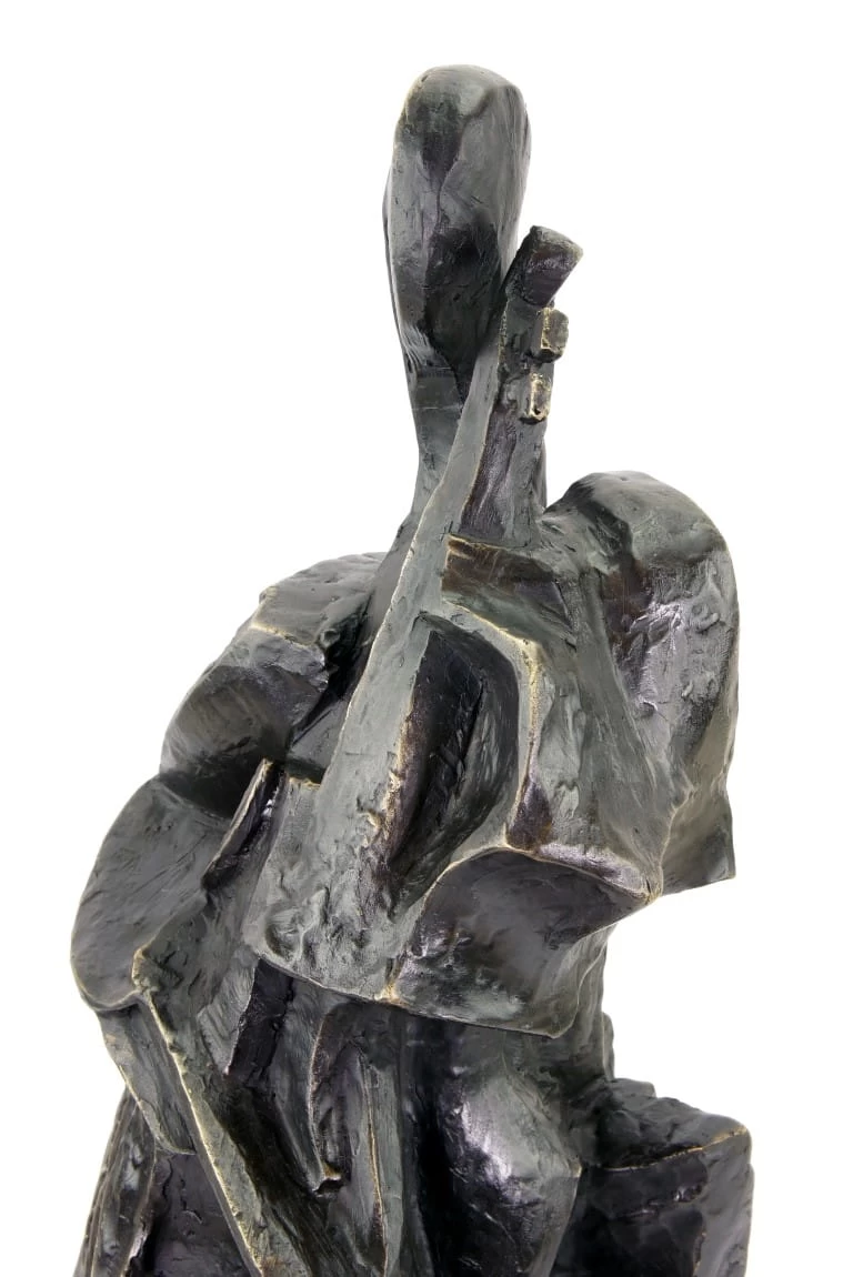 The Cello Player (1912β1913) - Otto Gutfreund - Bronze Statue - Cellista 3 The Cello Player (1912β1913) - Otto Gutfreund - Bronze Statue - Cellista - Image 3