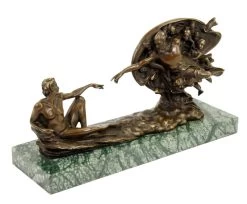The Creation Of Adam - Bronze Statue By Michelangelo -Salvador Dali Shop DSC09383