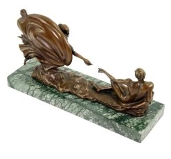 The Creation Of Adam - Bronze Statue By Michelangelo -Salvador Dali Shop DSC09393