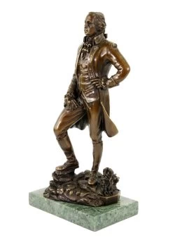George Washington Statue - Bronze Figurine - Signed Milo -Salvador Dali Shop DSC09431
