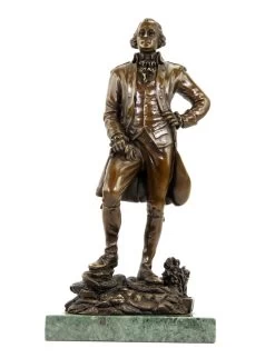 George Washington Statue - Bronze Figurine - Signed Milo -Salvador Dali Shop DSC09435