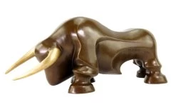 Limited Bronze Statue - Modern Bull Sculpture By Martin Klein -Salvador Dali Shop DSC09441