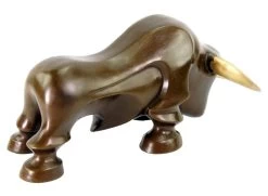 Limited Bronze Statue - Modern Bull Sculpture By Martin Klein -Salvador Dali Shop DSC09447