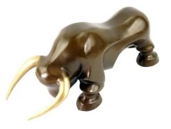 Limited Bronze Statue - Modern Bull Sculpture By Martin Klein -Salvador Dali Shop DSC09456