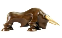 Limited Bronze Statue - Modern Bull Sculpture By Martin Klein -Salvador Dali Shop DSC09458