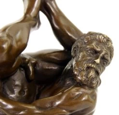 Homoerotic Bronze Statue - Belligerence - Signed Milo -Salvador Dali Shop DSC09478