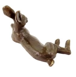 Resting Hare - Numbered Bronze Animal Figurine - Signed Milo -Salvador Dali Shop DSC09504