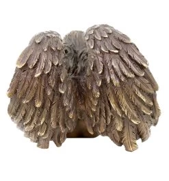 Sitting Angel Sculpture - Bronze Erotic Nude - Signed Patoue -Salvador Dali Shop DSC09722