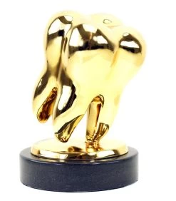 Golden Tooth - Numbered Bronze Statue By Martin Klein -Salvador Dali Shop DSC09749