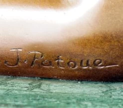 Bondage Girl Ava - Erotic Bronze Figurine On Green Marble Base -Salvador Dali Shop DSC09785