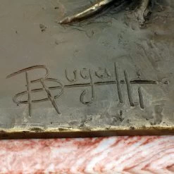 Two Flamingos (1912) - Signed Bronze Figurine By Bugatti - Numbered -Salvador Dali Shop DSC09849