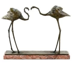 Two Flamingos (1912) - Signed Bronze Figurine By Bugatti - Numbered -Salvador Dali Shop DSC09862