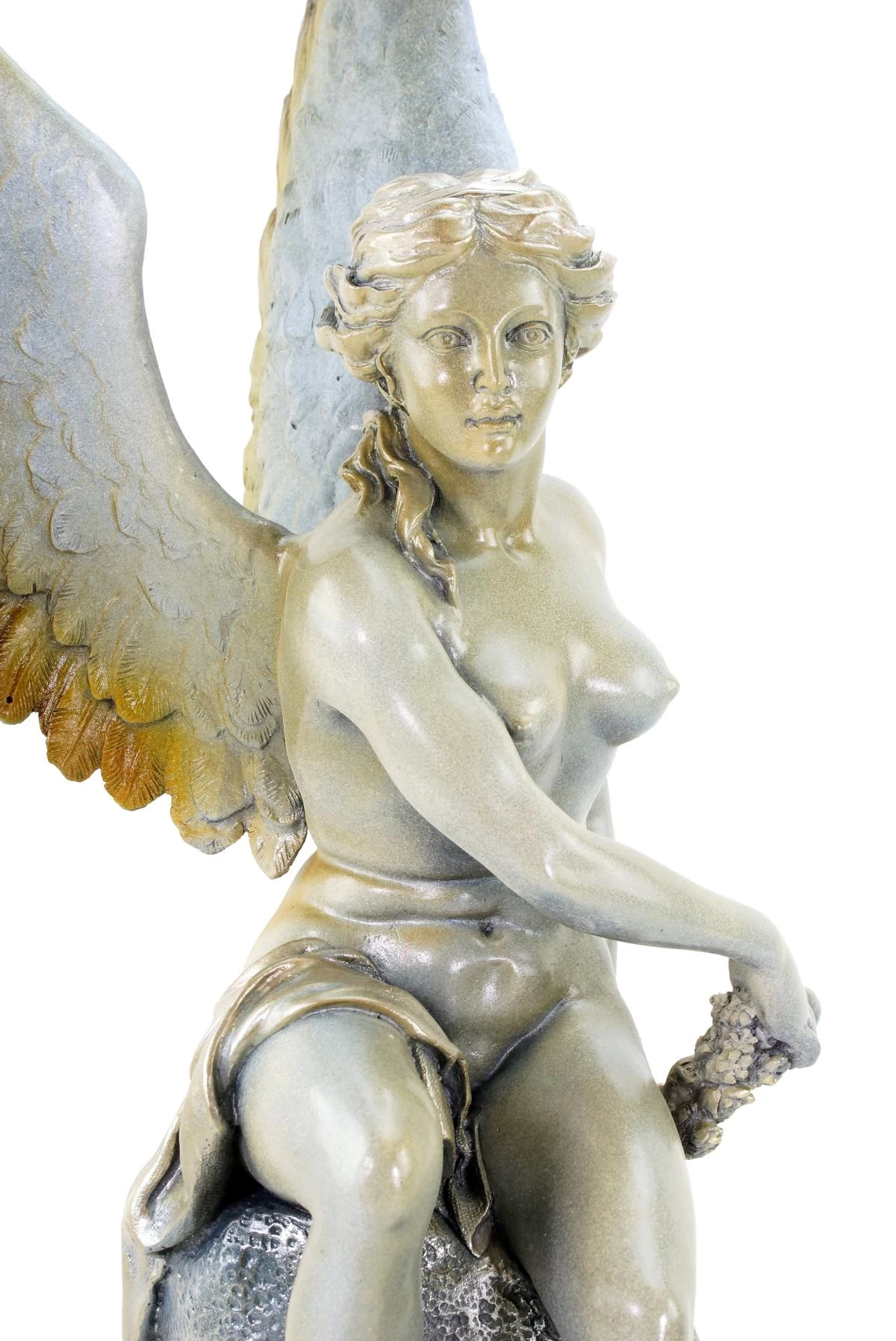 Tall Limited Bronze Angel Statue - Signed Thorvaldsen - Sculpture 3 Tall Limited Bronze Angel Statue - Signed Thorvaldsen - Sculpture - Image 3