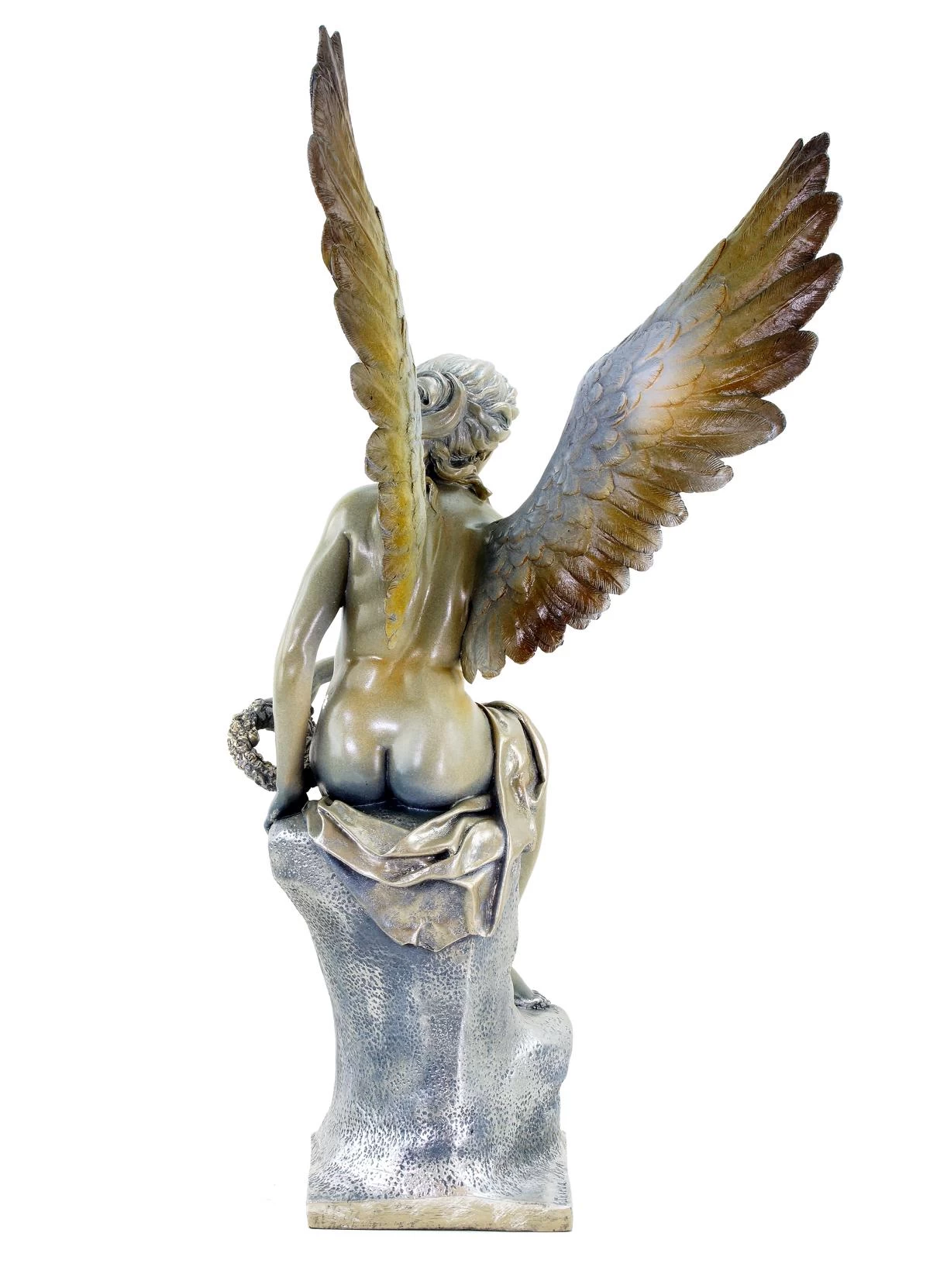 Tall Limited Bronze Angel Statue - Signed Thorvaldsen - Sculpture 6 Tall Limited Bronze Angel Statue - Signed Thorvaldsen - Sculpture - Image 6