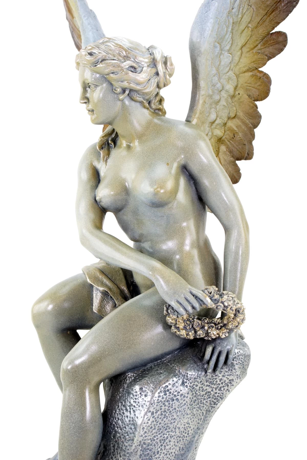 Tall Limited Bronze Angel Statue - Signed Thorvaldsen - Sculpture 9 Tall Limited Bronze Angel Statue - Signed Thorvaldsen - Sculpture - Image 9