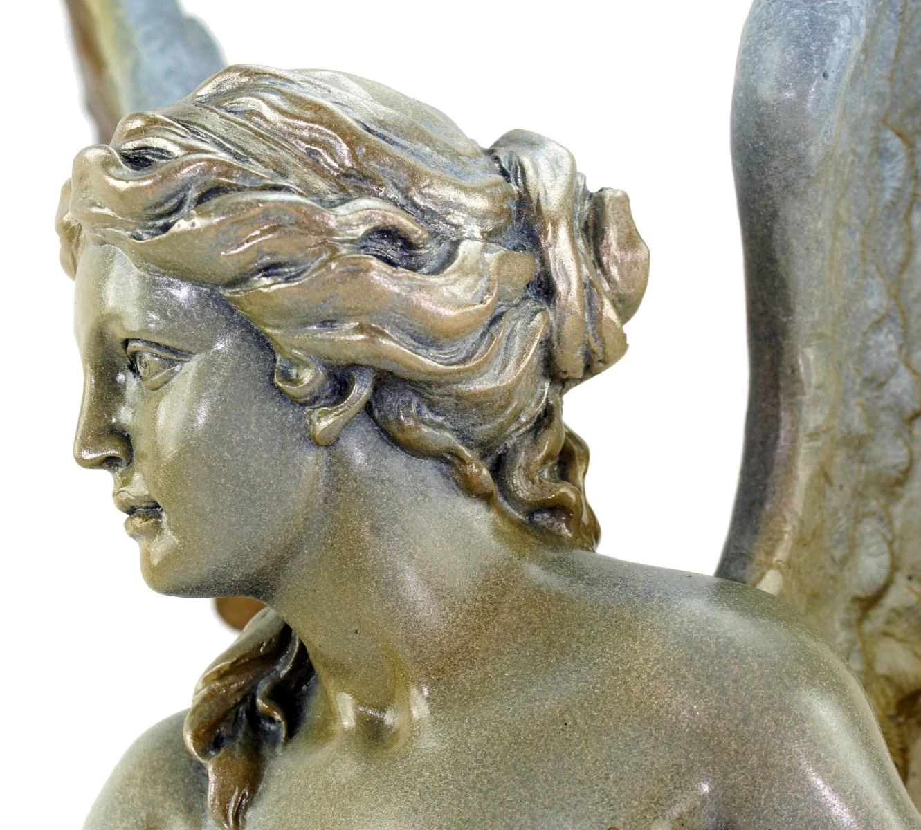 Tall Limited Bronze Angel Statue - Signed Thorvaldsen - Sculpture 10 Tall Limited Bronze Angel Statue - Signed Thorvaldsen - Sculpture - Image 10