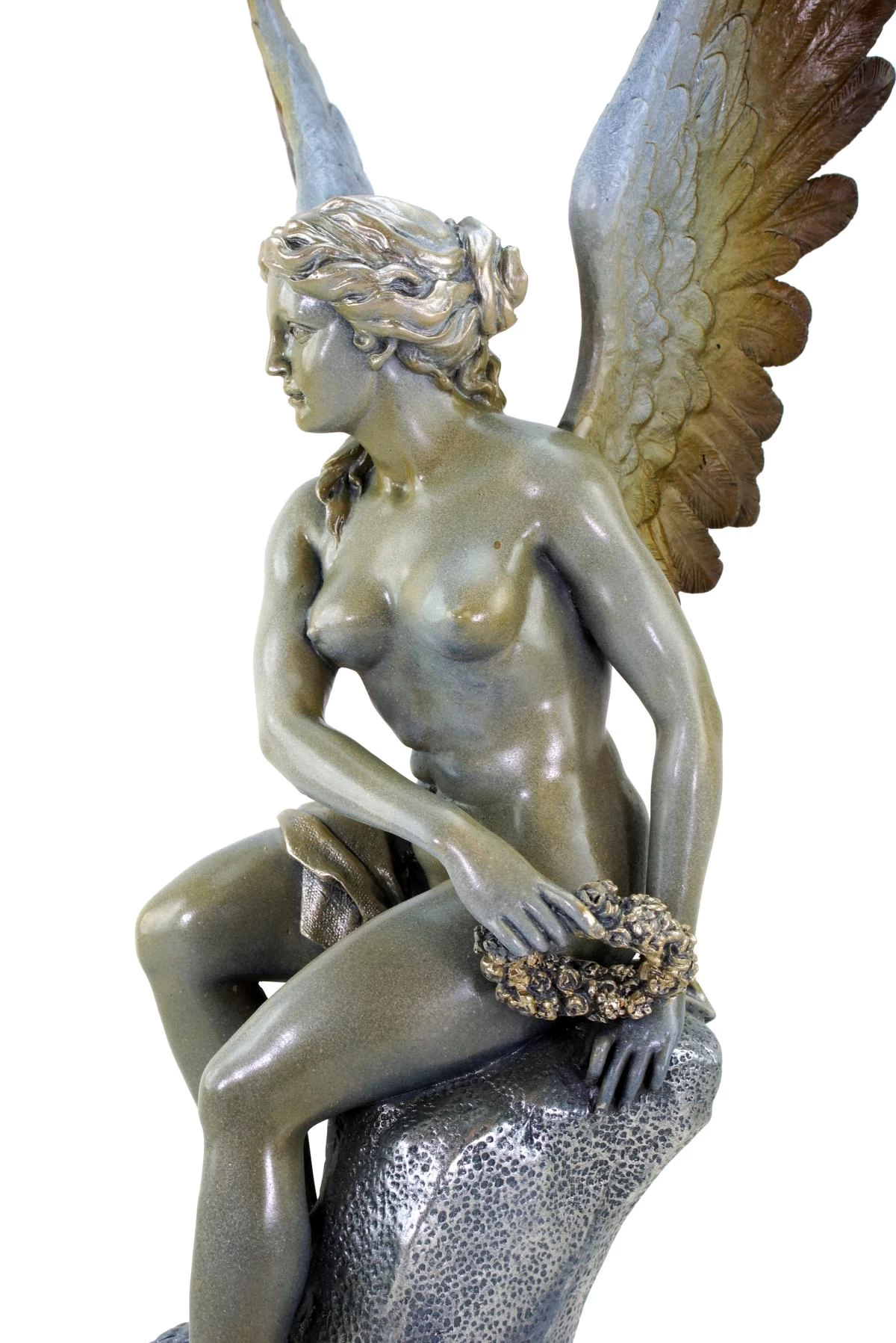 Tall Limited Bronze Angel Statue - Signed Thorvaldsen - Sculpture 11 Tall Limited Bronze Angel Statue - Signed Thorvaldsen - Sculpture - Image 11