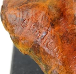 Tall Deer / Stag Bust - Bronze Figurine On Marble - Signed Bonheur -Salvador Dali Shop DSC09964