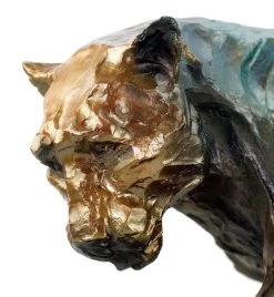 Walking Panther - Signed Bugatti - Limited Bronze Sculpture -Salvador Dali Shop DSC09990